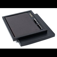 SD200-2 Premium Defter B5 Teramo Kahverengi & 800 Roller Titanyum Krom Ürün görseli